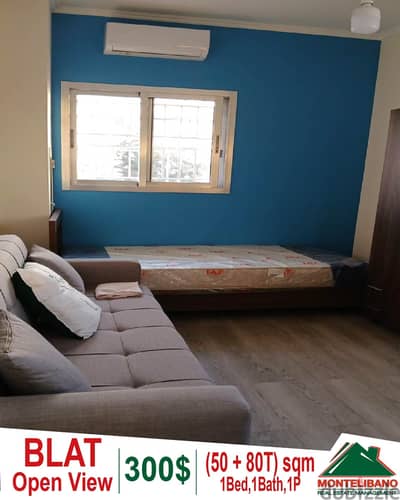 50 sqm studio for rent in Blat with an terrace!!