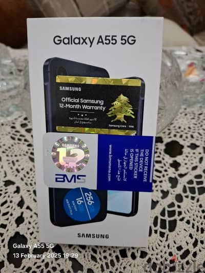 Galaxy A55 5g Ram 8 256 open box