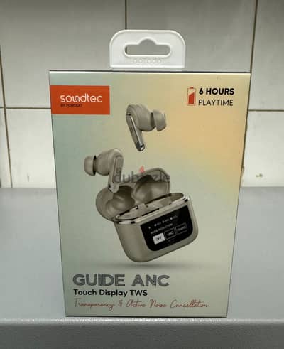 Porodo soundtec Guide Anc touch display TWS gold