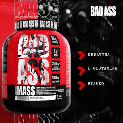 BADASS Mass Gainer 3kg (30 Servings)