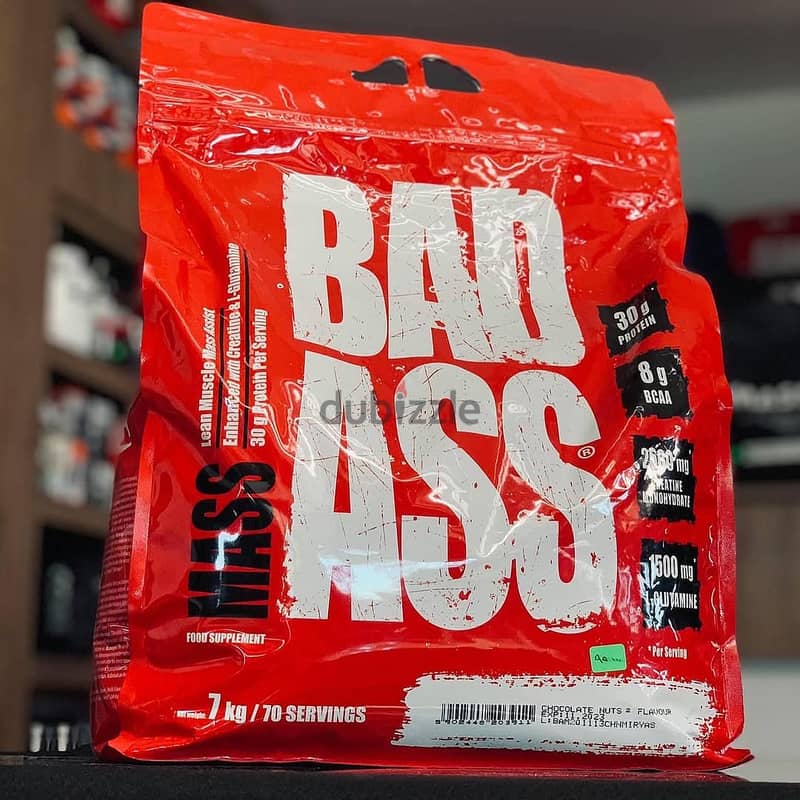 BADASS Mass Gainer 7KG (70 Servings) + Creatine 0