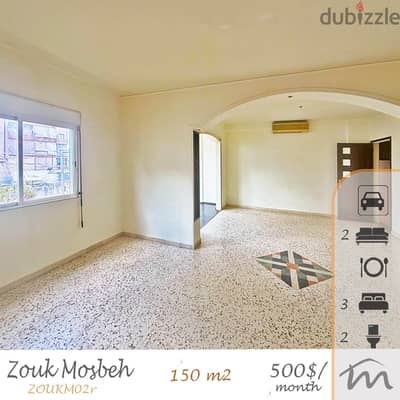 Zouk Mosbeh l 3 Bedrooms Apartment | Calm Neighborhood | Parking Spot