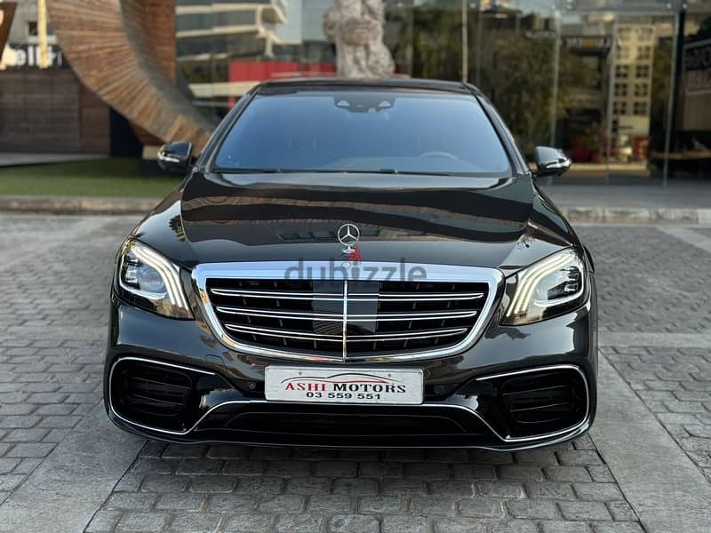 Mercedes-Benz S-Class 2015  look 2018 AMg 63 سنتر ميرنا الشالوحي 0