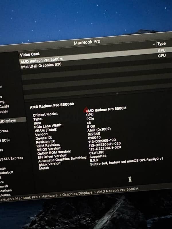 2019 MacBook Pro 16’ Core i9 4