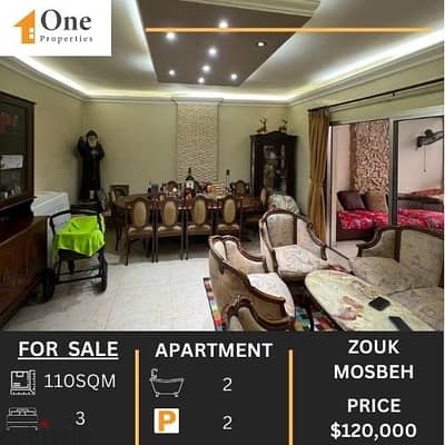 FURNISHED APARTMENT FOR SALE IN ZOUK MOSBEH