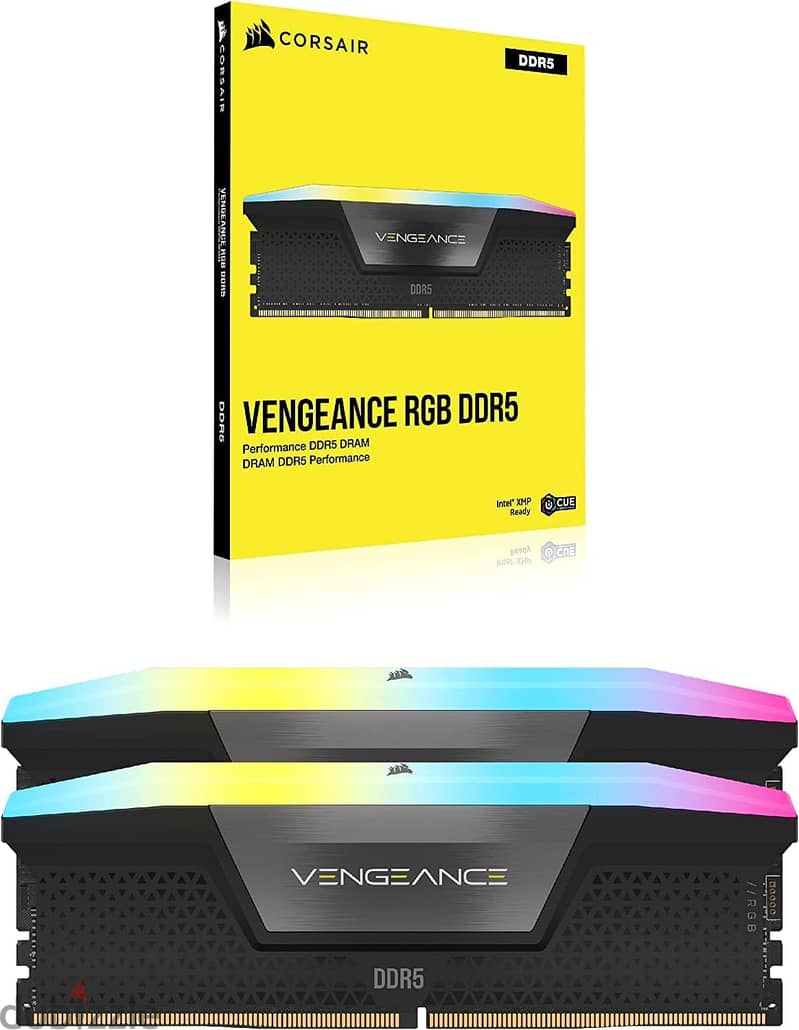 Corsair vengeance 32gb ram 16gbx2 rgb ddr5 6400Mhz CMH32GX5M2B6400C36 1