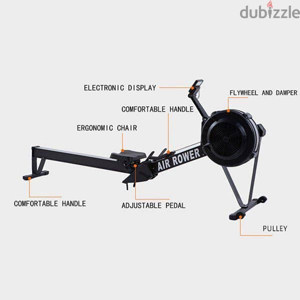 Rowing Machine - Air Rower - FREE DELIVERY 8