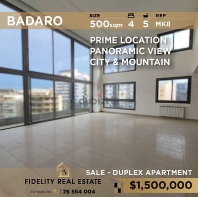 Duplex for sale in Badaro MK8 دوبلكس  للبيع في بدارو