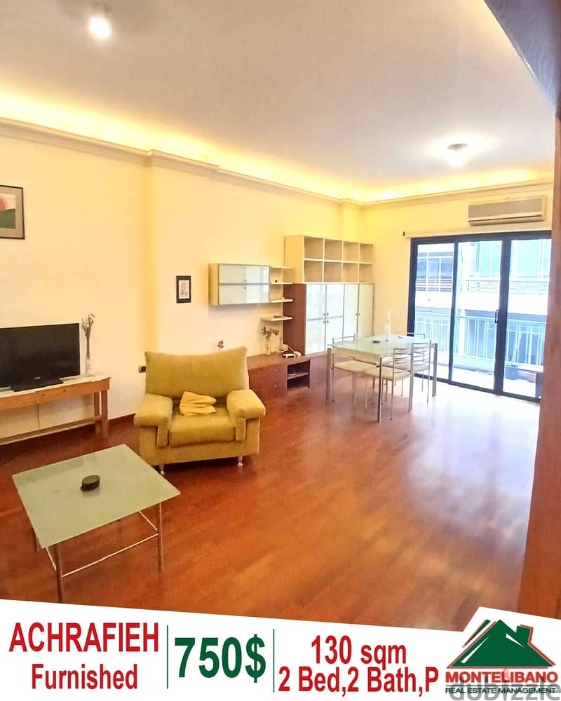 Furnished 130 sqm Apartment for rent in Achrafieh (Chahrouri) !!! 0