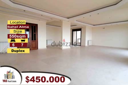 Sahel Alma 550m2 | Luxury Duplex  | Prime Location | Open View |IV