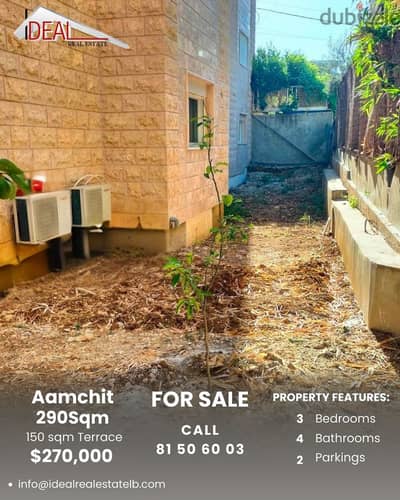 290sqm Apartment with Terrace & Garden for sale in Aamchit REF#JH17473