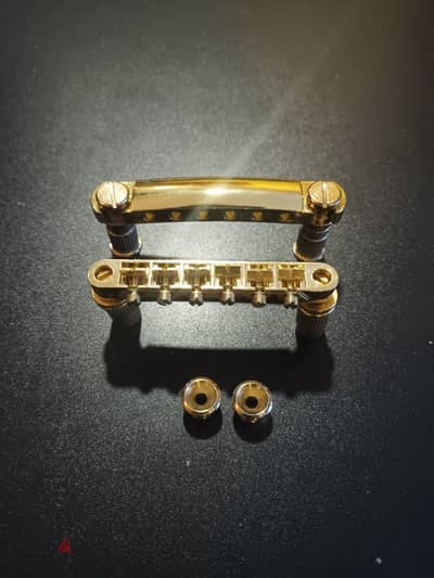 Golden les paul style bridge, tail piece and end pins