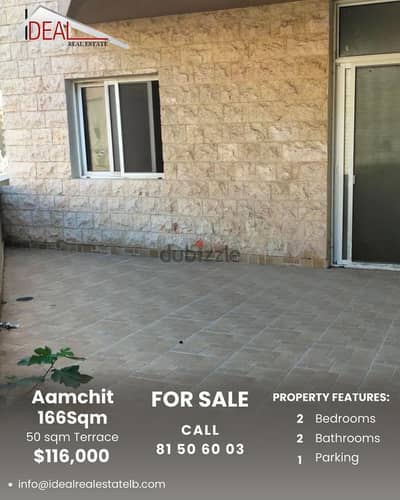 166 sqm Apartment with Terrace for sale in Aamchit REF#JH17476