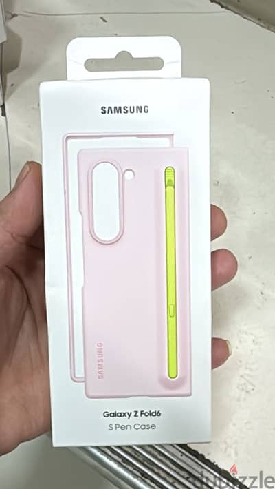 Samsung Galaxy Z Fold 6 S Pen Case pink