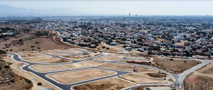 526 SQM Land in Nicosia, City Center Cyprus overlooking the Mountains