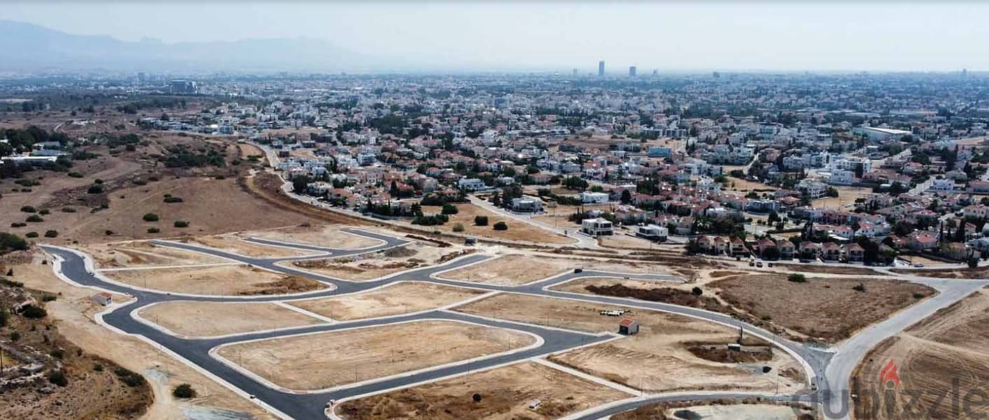 526 SQM Land in Nicosia, City Center Cyprus overlooking the Mountains 0