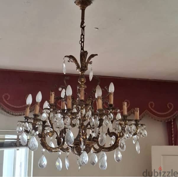 Chandelier 3 with 4 aplique 1