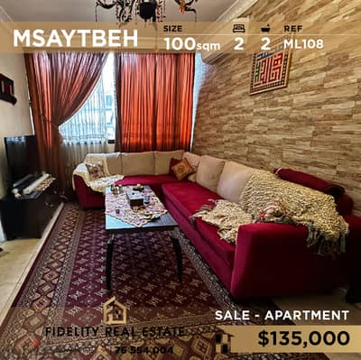 Apartment for sale in Msaytbeh ML108 شقة للبيع في المصيطبة