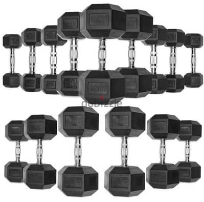 Set hexagon dumbells new