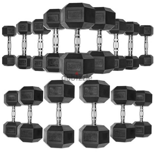 Set hexagon dumbells new 0