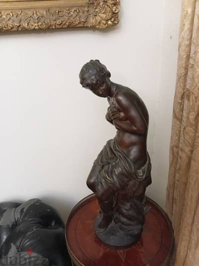 very rare Mathurin Moreau 19th century bronze statue