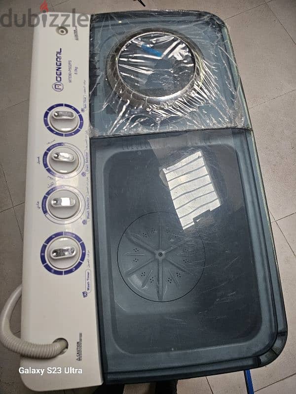 new washing machine 2 tubes غسالة حوضين جديدة 0