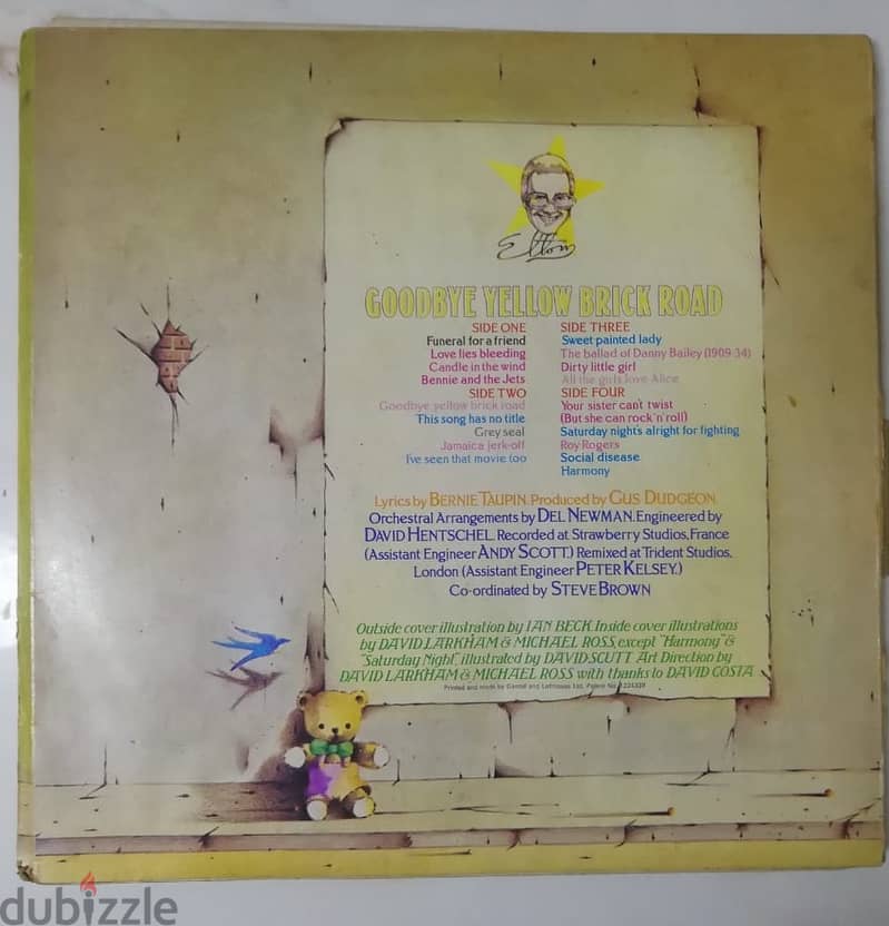 Elton John ‎– Goodbye Yellow Brick Road 2 × Vinyl, LP, Album 2