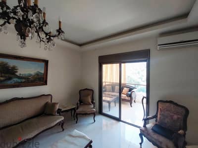 160 SQM Fully Furnished Apartment in Aoukar, Metn with Mountain View