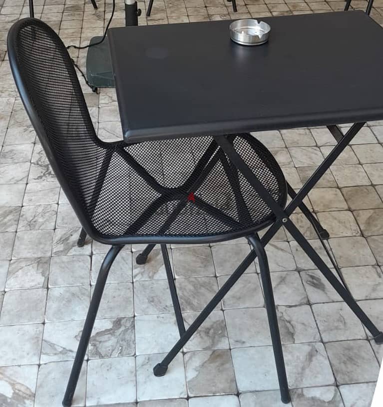 Outdoor metal tables / outdoor metal chairs 0