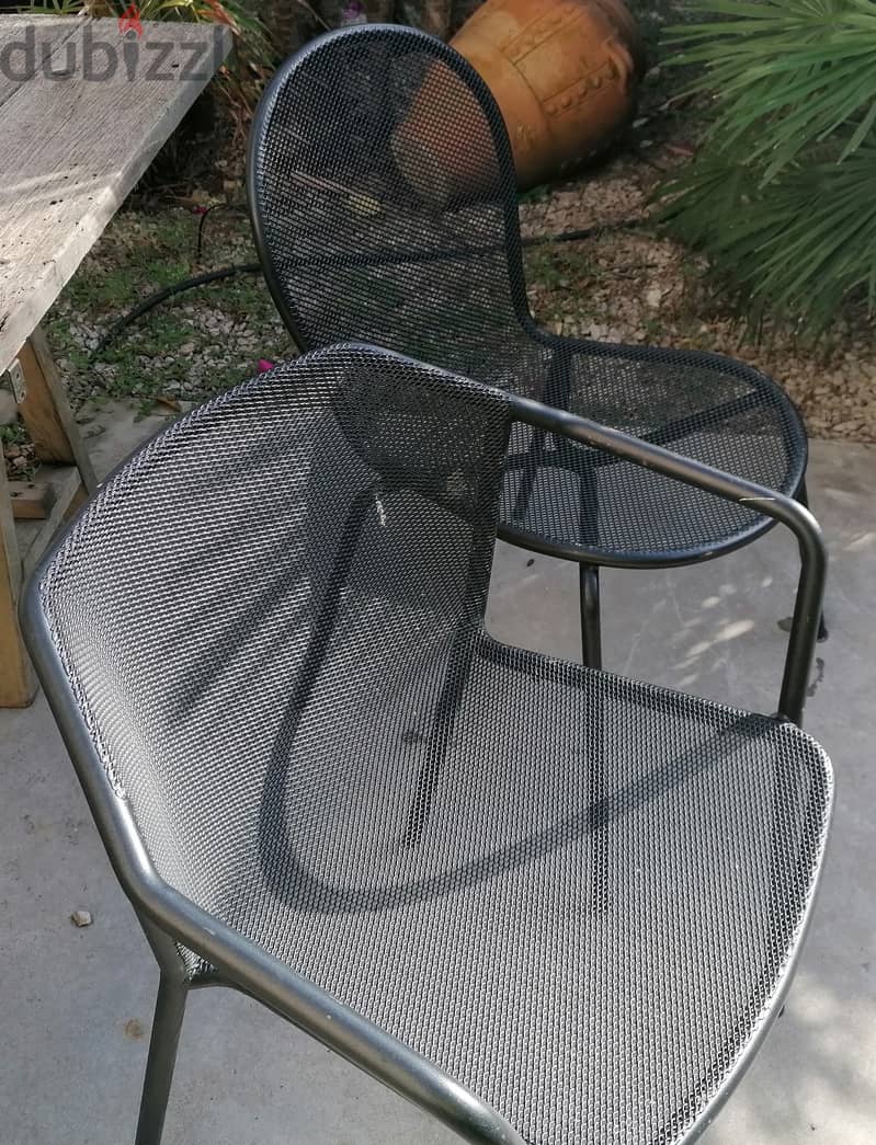 Outdoor metal tables / outdoor metal chairs 1