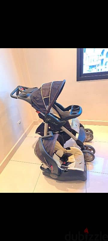 evenflo stroller and carseat new and carseat for bigger and chiccowalk