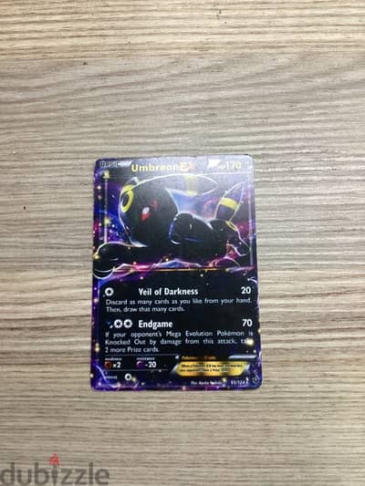 umbreonEX 2016 Pokémon very rare and cool real