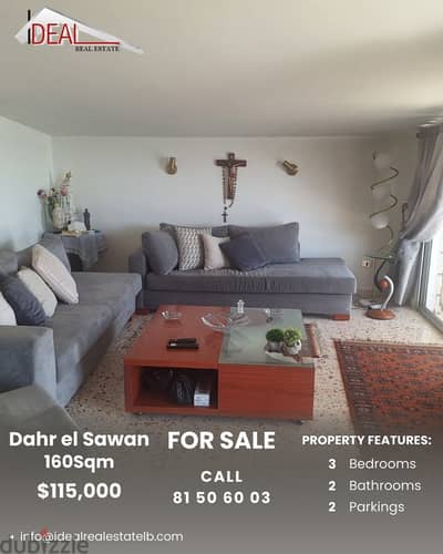 160 sqm Apartment for sale in Dahr el Sawan REF#JH17485