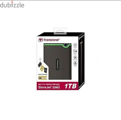 TRANSCEND Antishock External hard disk 1tb