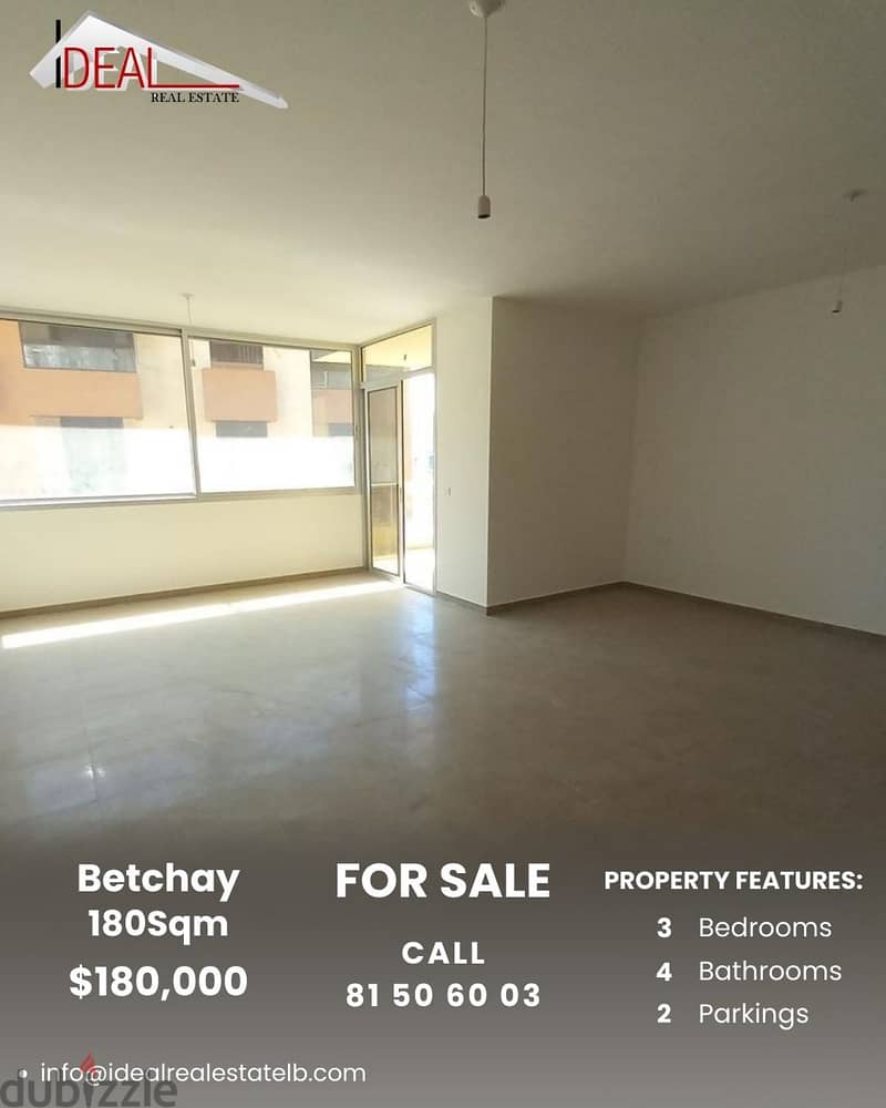 Apartment for sale in Betchay شقة للبيع في بطشاي 0