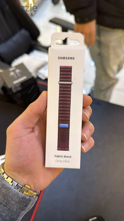 Samsung Watch 7 Fabric Band One Click wine