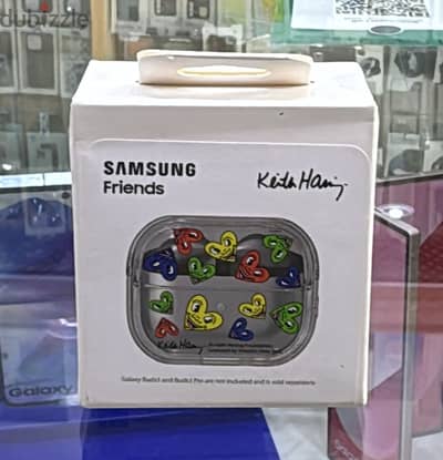 Samsung keith haring heart clear case for galaxy buds 3/buds 3 pro