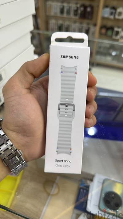 Samsung sport band one click silver