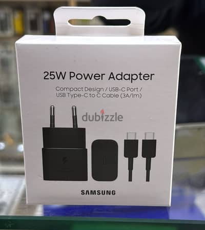 Samsung 25w usb-c power adapter 2 pin with cable