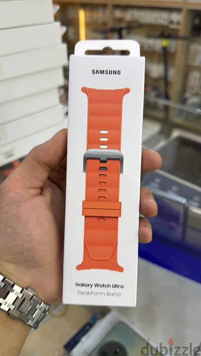 Samsung Galaxy watch ultra peakform band orange