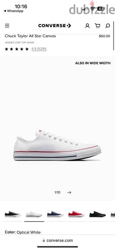 Converse Chuck Taylor Low Top Original