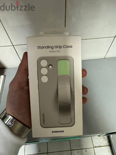 Standing Grip Case Galaxy s24 plus Taupe