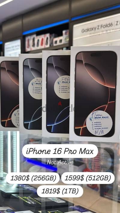 SPECIAL OFFER IPHONE 16 PRO MAX (256GB)/(512GB)/(1TB) AVAILABLE NOW