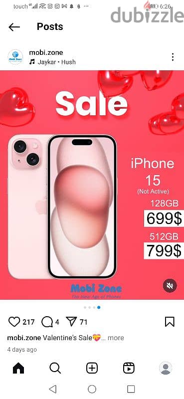 SPECIAL OFFER IPHONE 15 (128GB) AND (512GB) NOT ACTIVE AVAILABLE NOW