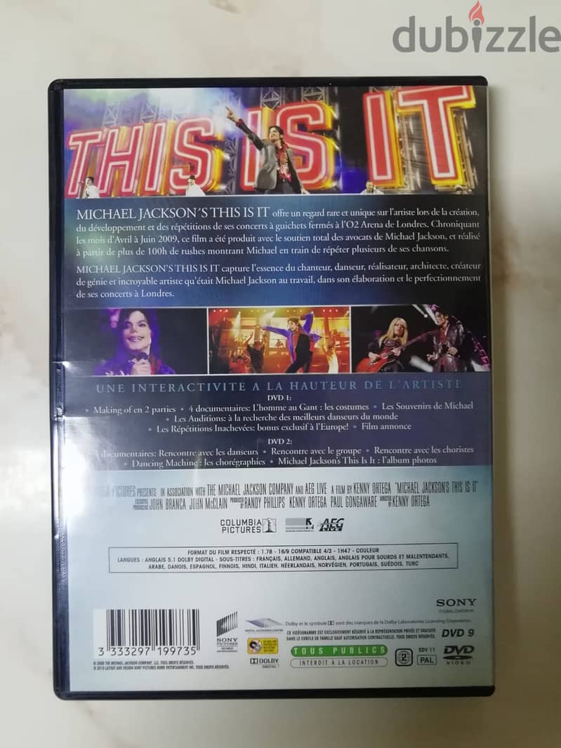 Michael Jackson - This is it - 2 dvds 3