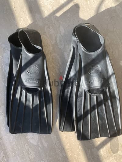 Snorkel Fins, Comfortable Soft Full Foot Snorkeling Fins, Flippers for