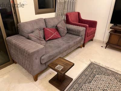 2 Couches & 2 Arm Rests - كنبايات