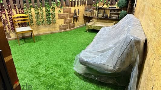 Luxury artificial grass عشب صناعي سماكة ٣سم مرتب