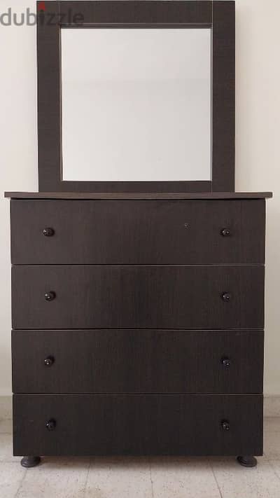 Dresser with mirror