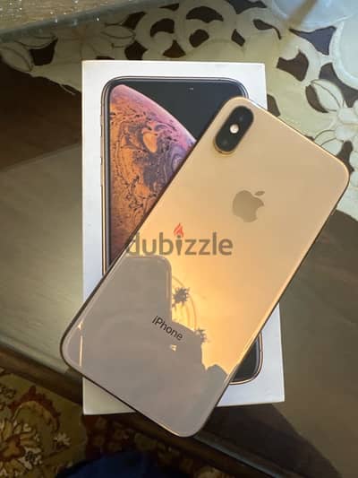 iphone xs like new gold with warranty and 256gb